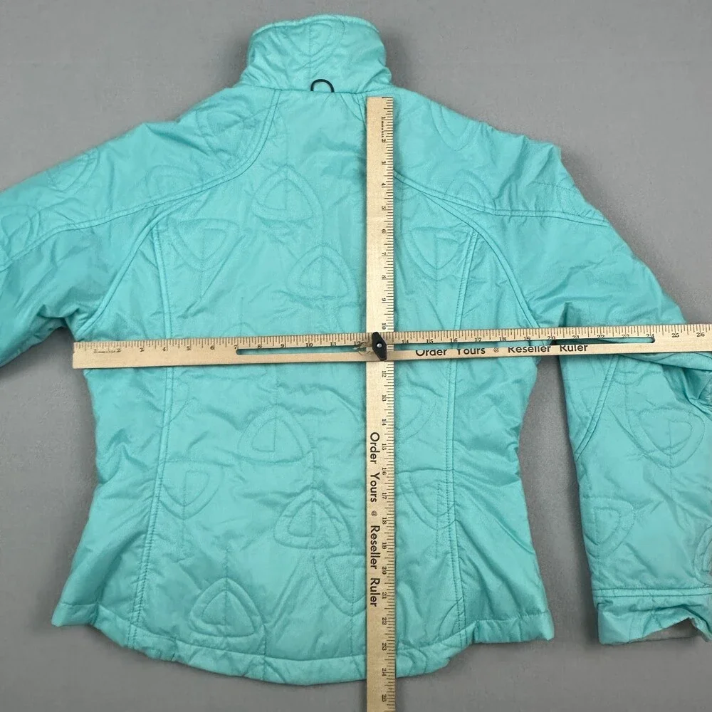 Vintage Nike Jacket Women M Turquoise ACG Thermal Layer 2 Quilted Puffer Zip